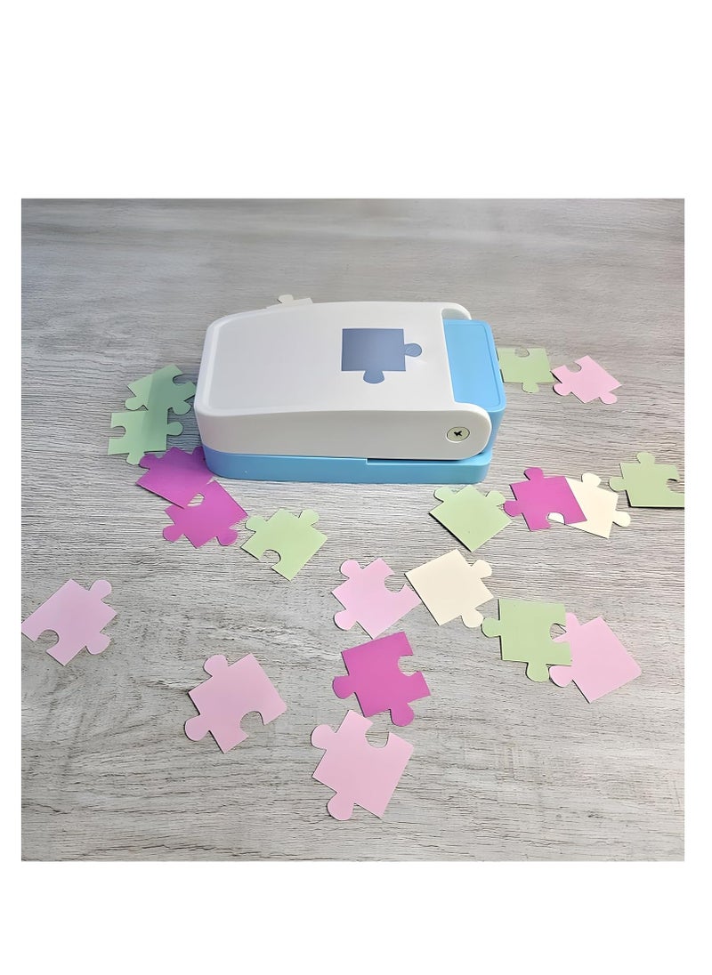 SYOSI - DIY Jigsaw Punch for Crafting, Hole Puncher for Crafts for Precise Cuts and Creative Projects, 2024 New Paper Punches for Crafting Hole Puncher for Festival Paper Greeting Card DIY Albums Photos - Image 1