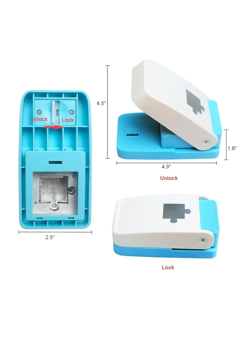 SYOSI - DIY Jigsaw Punch for Crafting, Hole Puncher for Crafts for Precise Cuts and Creative Projects, 2024 New Paper Punches for Crafting Hole Puncher for Festival Paper Greeting Card DIY Albums Photos - Image 1