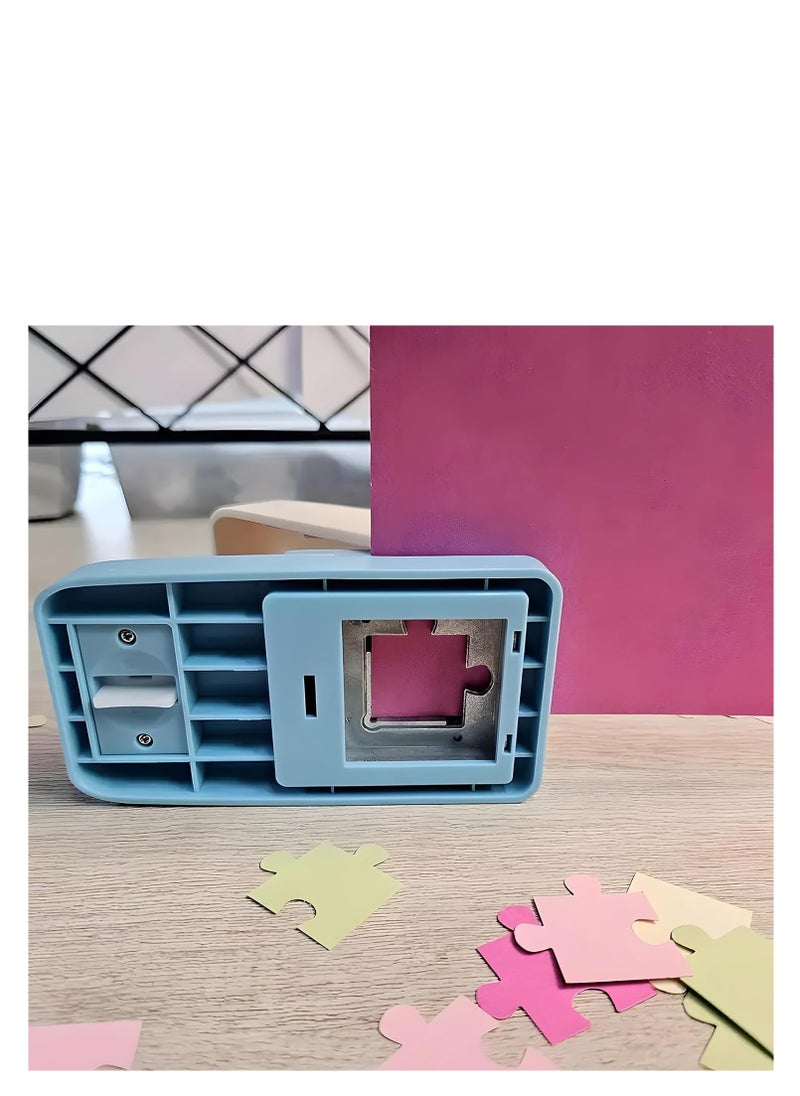 SYOSI - DIY Jigsaw Punch for Crafting, Hole Puncher for Crafts for Precise Cuts and Creative Projects, 2024 New Paper Punches for Crafting Hole Puncher for Festival Paper Greeting Card DIY Albums Photos - Image 1