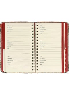 Old World Internet Address & Password Logbook (removable cover band for security)  - Image 4