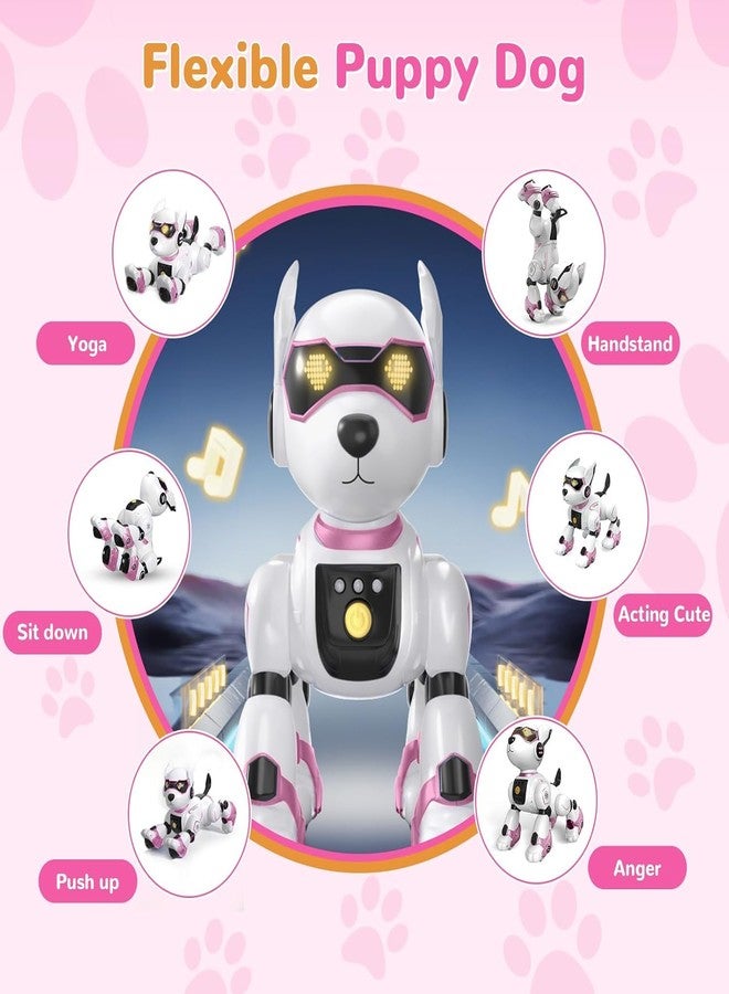 okk Robot Dog for Kids, Remote Control Dog and Touch Voice Interactive, Programmable Robot with lmitation Show, Sing Dance Electronic Pet, Smart Gesture Sensing Puppy Gift for Boys Girls - Image 3