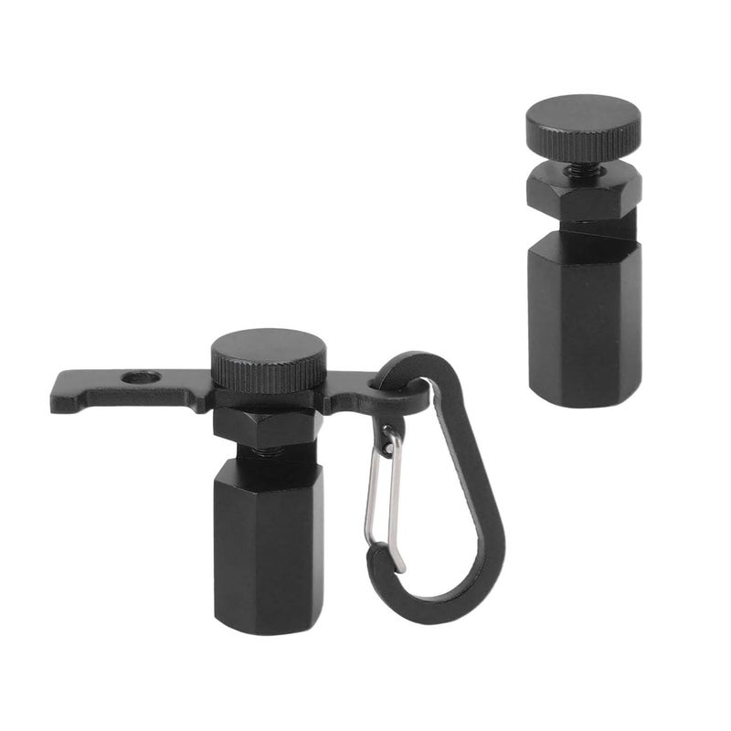 Framing Jig Circular Saw Stair Gauges for Framing SquareStair Gauge Knob Made of Premium Aluminium Alloy Stops Stair Gauge Knobs for Accurate Stringer Layout (Black) - Image 2