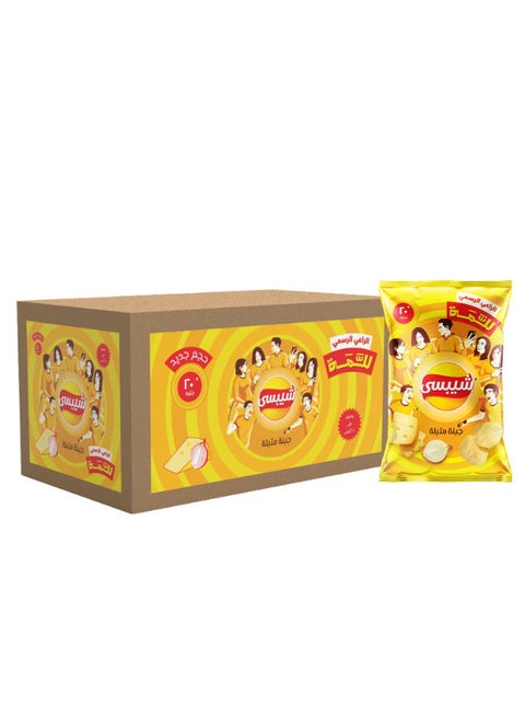 رقائق البطاطس بطعم جبنه متبله