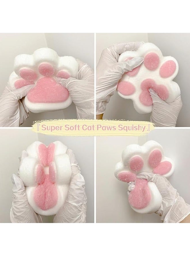 Taba Giant Paw Squishy toys for Kids Adults, Big Furry Cat Paw Squishy Toys  Stress Relief Toy, Super Soft Squeeze Fidget Toys - Image 4