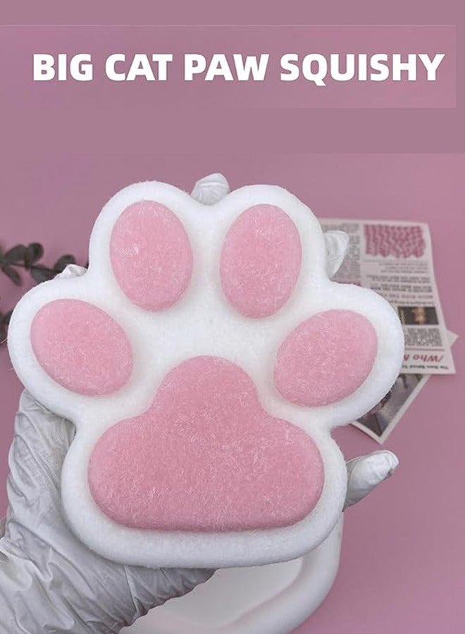 Taba Giant Paw Squishy toys for Kids Adults, Big Furry Cat Paw Squishy Toys  Stress Relief Toy, Super Soft Squeeze Fidget Toys - Image 5