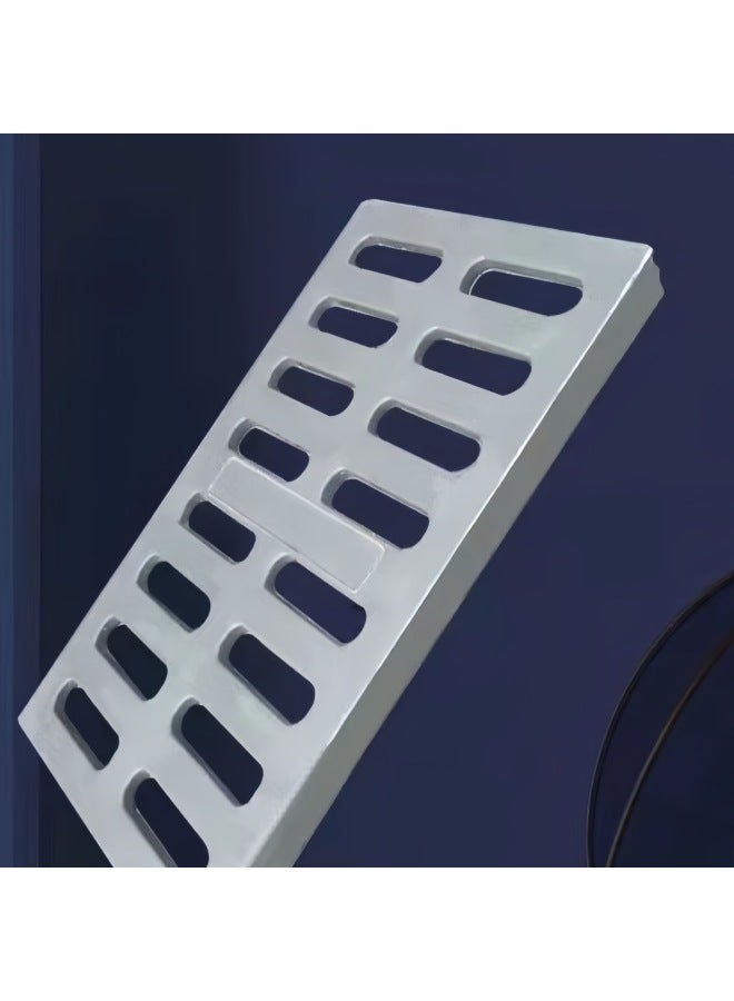 Composite Resin Drainage Ditch Cover Plate Single Rainwater Grate Sewer Trench Grille Cover Plate-Specification:1000*500*60 30T - Image 4