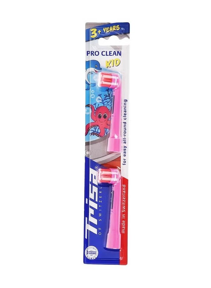 TRISA Trisa Pro Clean Kid 3+ Years Replacement Heads 2's 290209
