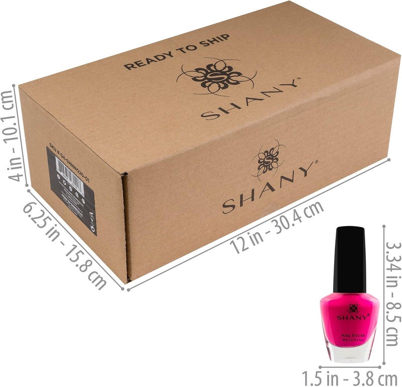 Shany مجموعة طلاء الأظافر DIY من شاني كوزموبوليتان - 24 طلاء أظافر سريع الجفاف بألوان زاهية بتشطيبات لامعة، غير لامعة، وبراقة - Image 4