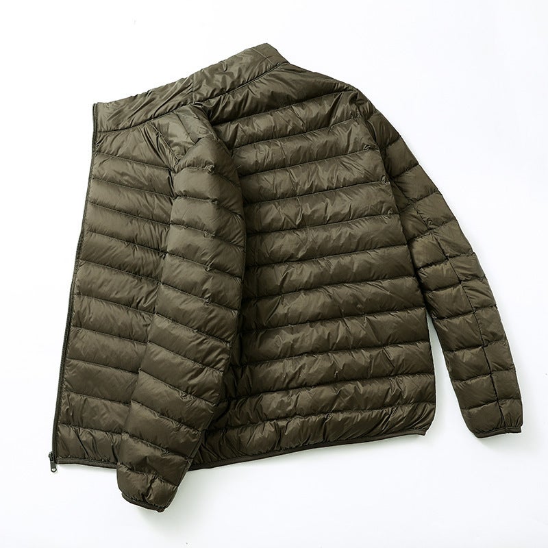 Men'S Feather Cotton Coat Plus Size Short Lightweight Cotton-Padded Clothes Work Clothes Plus Thickened Small Cotton-Padded Coat Winter New Coat - Image 4