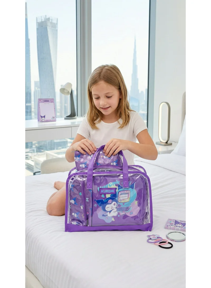 Sanrio  Sanrio Kuromi 3Pcs Cosmetic Bag Set  | Best Price UAE