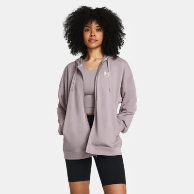 اندر ارمور Women's Rival Terry Full-Zip Hoodie