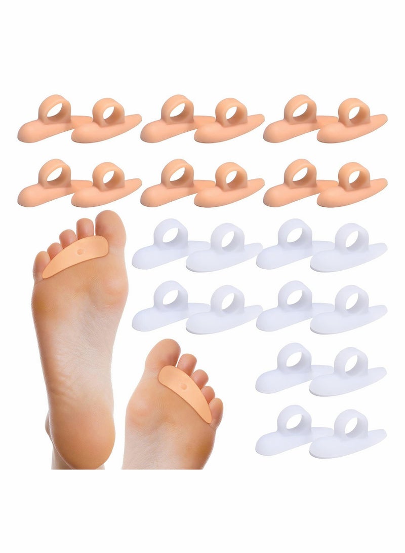 Gel Hammer Toe Pads for Foot Pain Relief and Improved Walking Stability 12 Pairs - Image 1