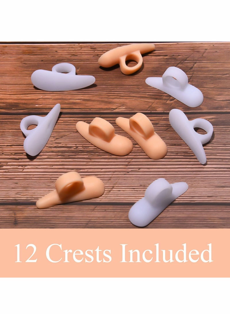 Gel Hammer Toe Pads for Foot Pain Relief and Improved Walking Stability 12 Pairs - Image 3