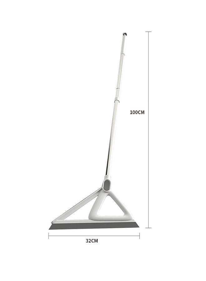 Long-Handled Magic Broom Multi-Functional Rubber Silicone Floor Long-Handled Rubber Besom for Home for Kitchen, Living Room, Bathroom & Bedroom - Image 3