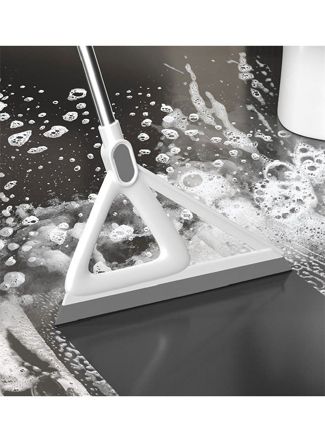 Long-Handled Magic Broom Multi-Functional Rubber Silicone Floor Long-Handled Rubber Besom for Home for Kitchen, Living Room, Bathroom & Bedroom - Image 1