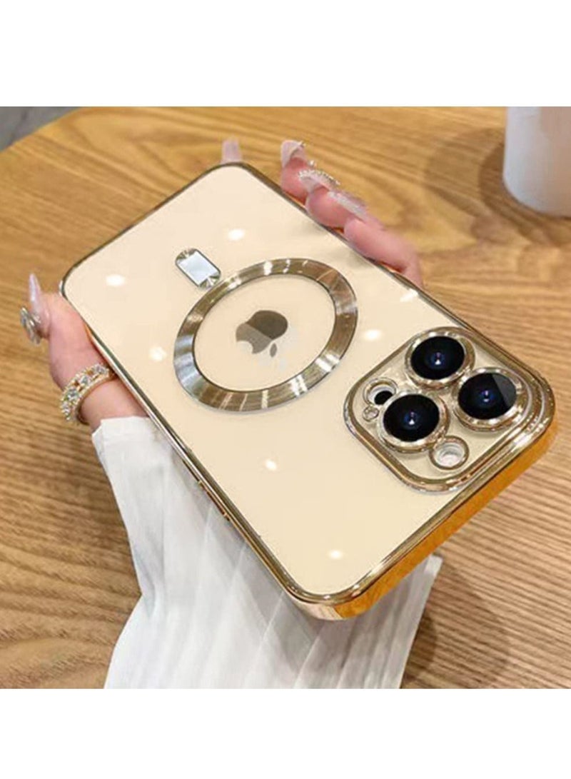 جينيكست غطاء متوافق مع iPhone 14 Pro Max مع غطاء MagSafe المضاد للخدش الواقي النحيف المطلي بالكهرباء لهاتف iPhone 14 Pro Max للنساء الرجال - Image 1