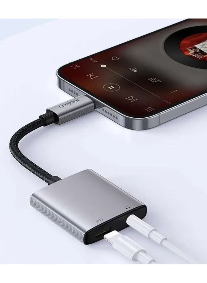 مكدودو ماكدودو CA 5540 محول صوت وشاحن 2 في 1 لايتنينج لأجهزة آبل - Image 3