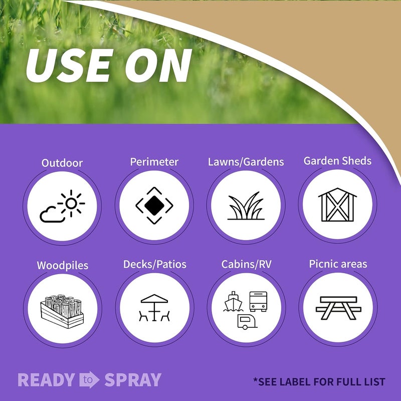 Bonide Repels-All Animal Repellent, 32 oz Ready-to-Spray Outdoor Pest Garden Deer & Rabbit Control, People & Pet Safe - Image 1