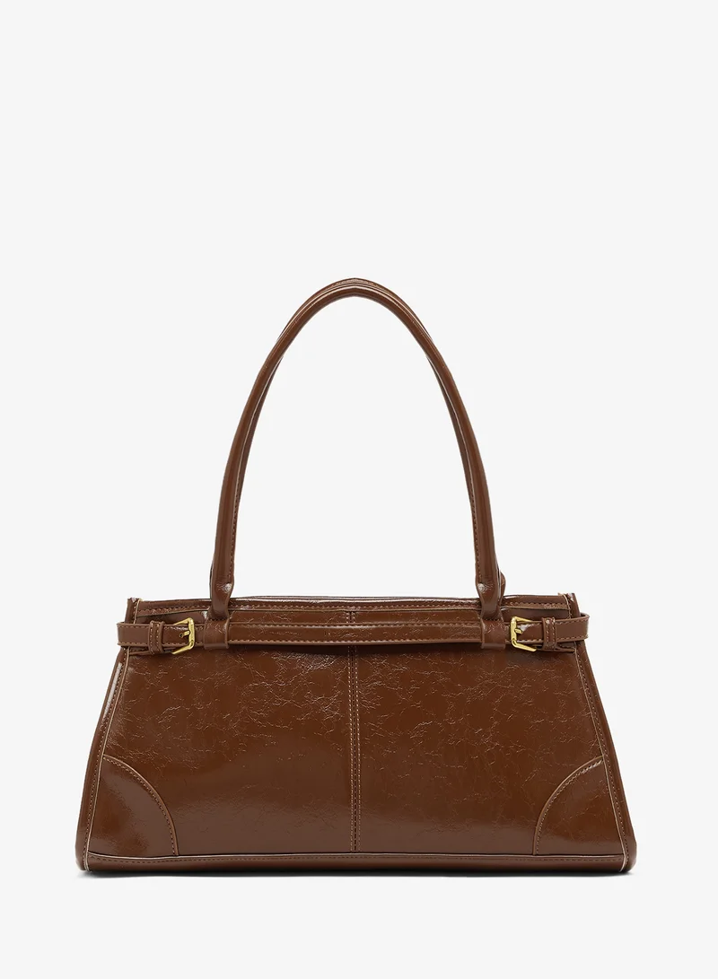 Casual Belt Detail Shoulder bag