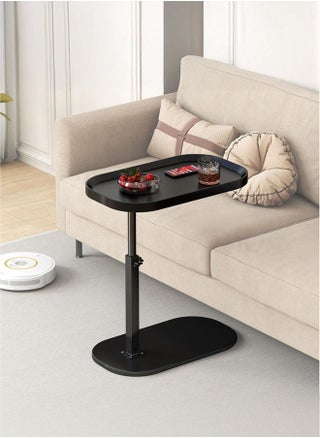 C Shaped Side Table Adjustable Height, 360°Swivel C Shaped End Table, Couch Side Tables That Slide Under, Small Coffee C Table End Table for Sofa Bed Bathtub, Rotating Elevate Tabletop (black) - pzsku/ZC94434A8DB7AE386DF70Z/45/_/1736750542/760b58cb-3a46-439b-b845-06e9946682f0