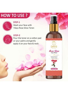 7 Days Pure & Natural Rose Water/Skin Toner 100Ml Steam Distilled Gulab Jal Organic Chemical Free  - Image 4