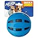 Nerf Dog Crunch and Squeak Rubber Ball Dog Toy Single MediumLarge Blue - Image 3