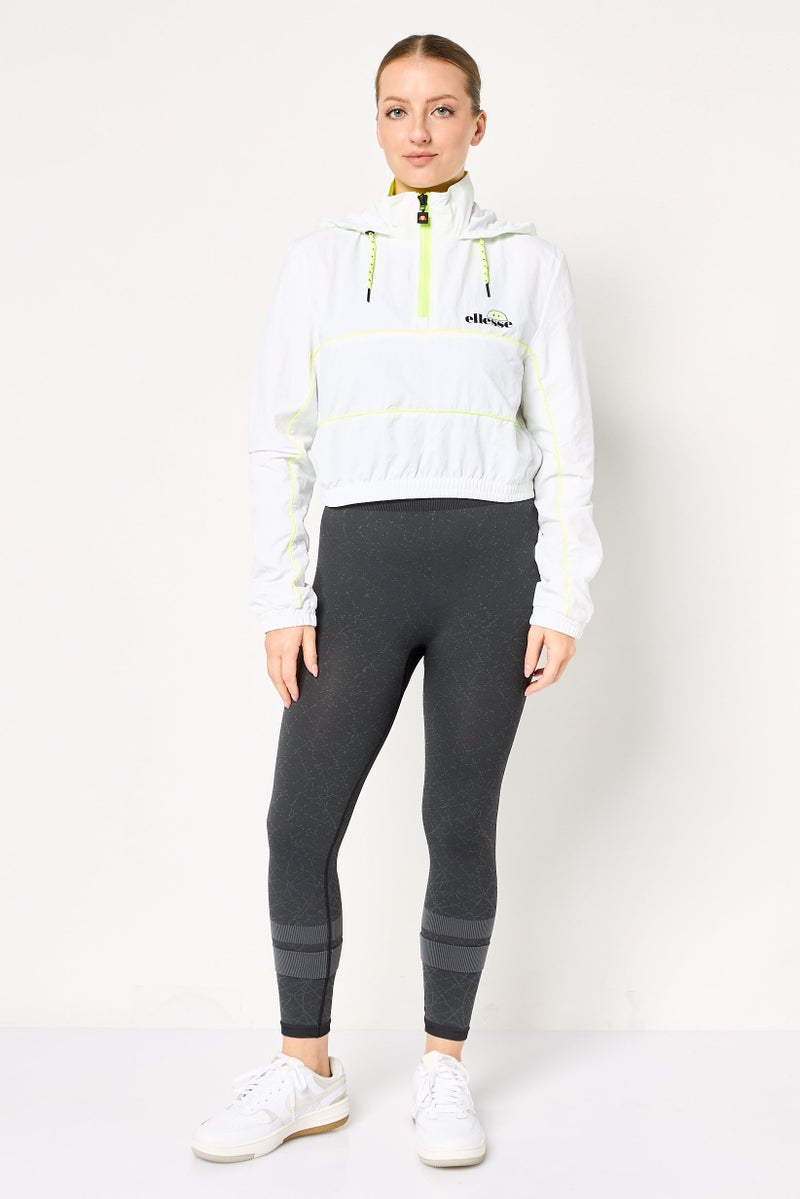 Ellesse Smiley x Ellesse Women Sportswear Fit Long Sleeve Outdoor Jacket, White - Image 4