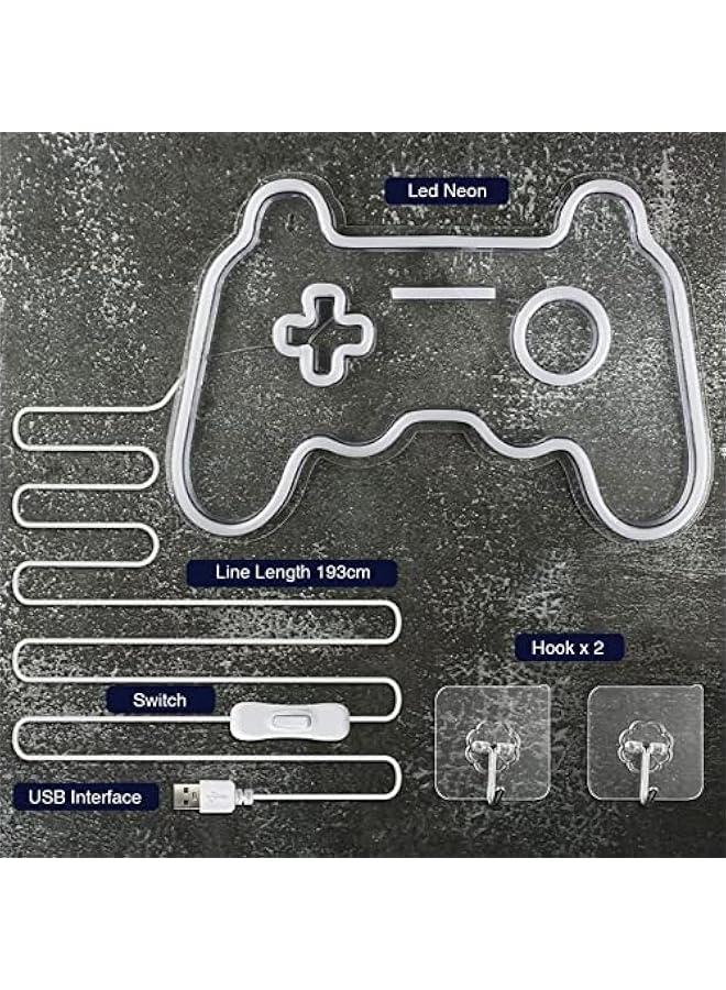 RYNX Neon LightGamer Neon SignShaped Decor Neon For Teen Boy Room Decor LED Game Neon Sign Gaming Wall Decor   Gamer  For Boys Kids - Image 3