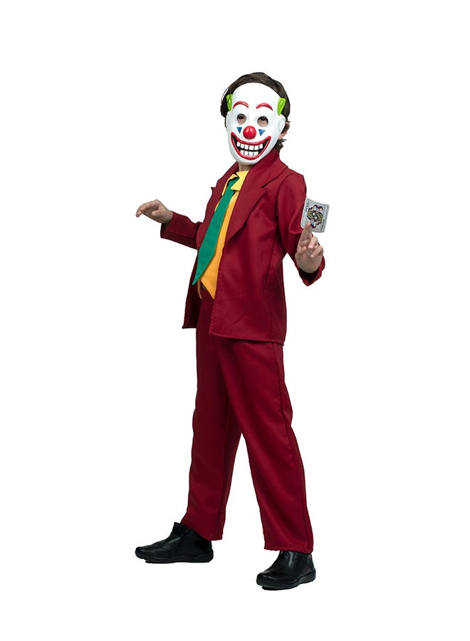 Ghoulish The Joker Kids Costume Include: Latex mask, Pants Blazer with attached shirt andtie 8-10 years 