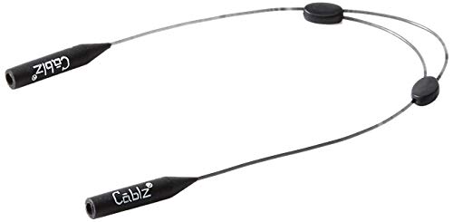 Cablz Monoz Adjustable Eyewear Retainer | Monofilament-Like Line, Adjustable, Off-The-Neck Eyewear Retainer, 14 in (Black) - Image 4