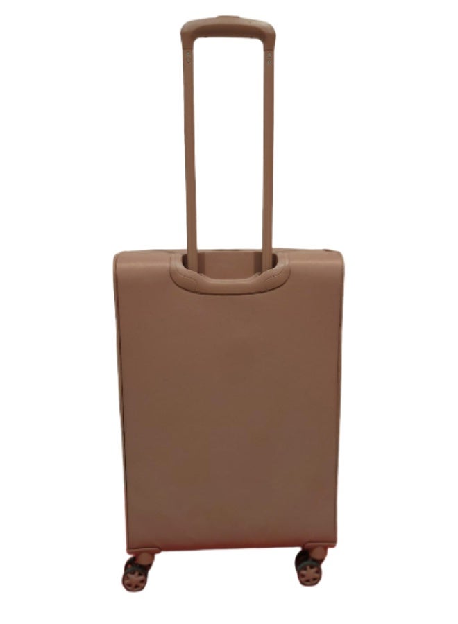 دكني حقيبة سفر دكني كاميو بعجلات للجنسين خفيفة الوزن  بعجلات دوارة  ألوان بريمروز - Image 2