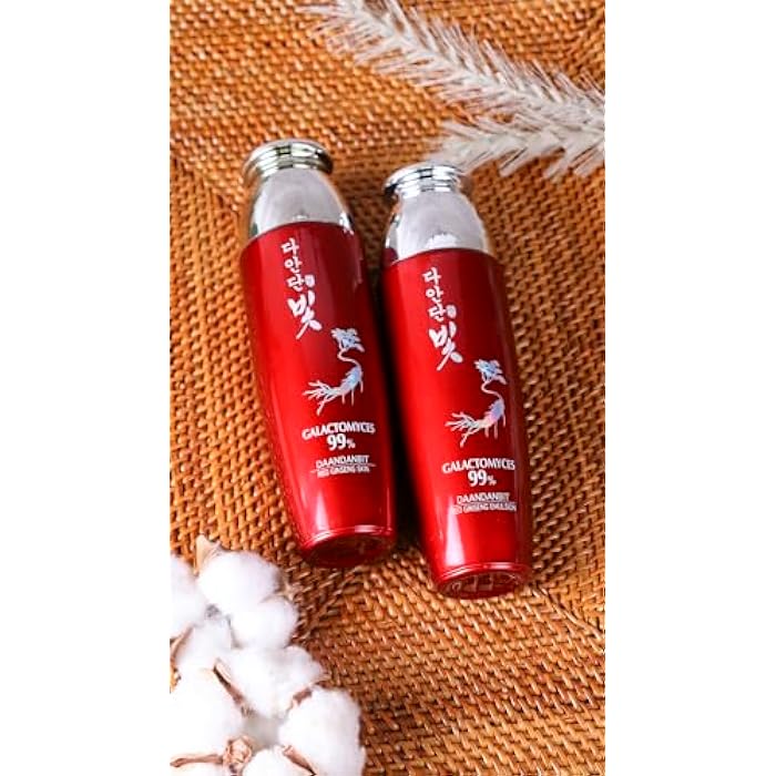 Jigott - DAANDAN Bit Premium Red Ginseng Set, Skin 5.07 FL OZ, Emulsion 5.07 FL OZ, Cream 1.69 FL OZ, Skin Sample 1.01 FL Oz, Emulsion Sample 1.01 FL OZ - Image 4