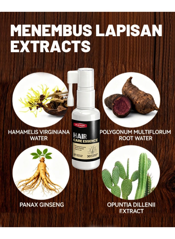 FLEXQW 2-in-1 Hair Oil and Nourishing Solution: Strengthens Hair Roots, Leaves Hair Smooth and Shiny, Provides Long-Lasting Frizz Control - Image 2