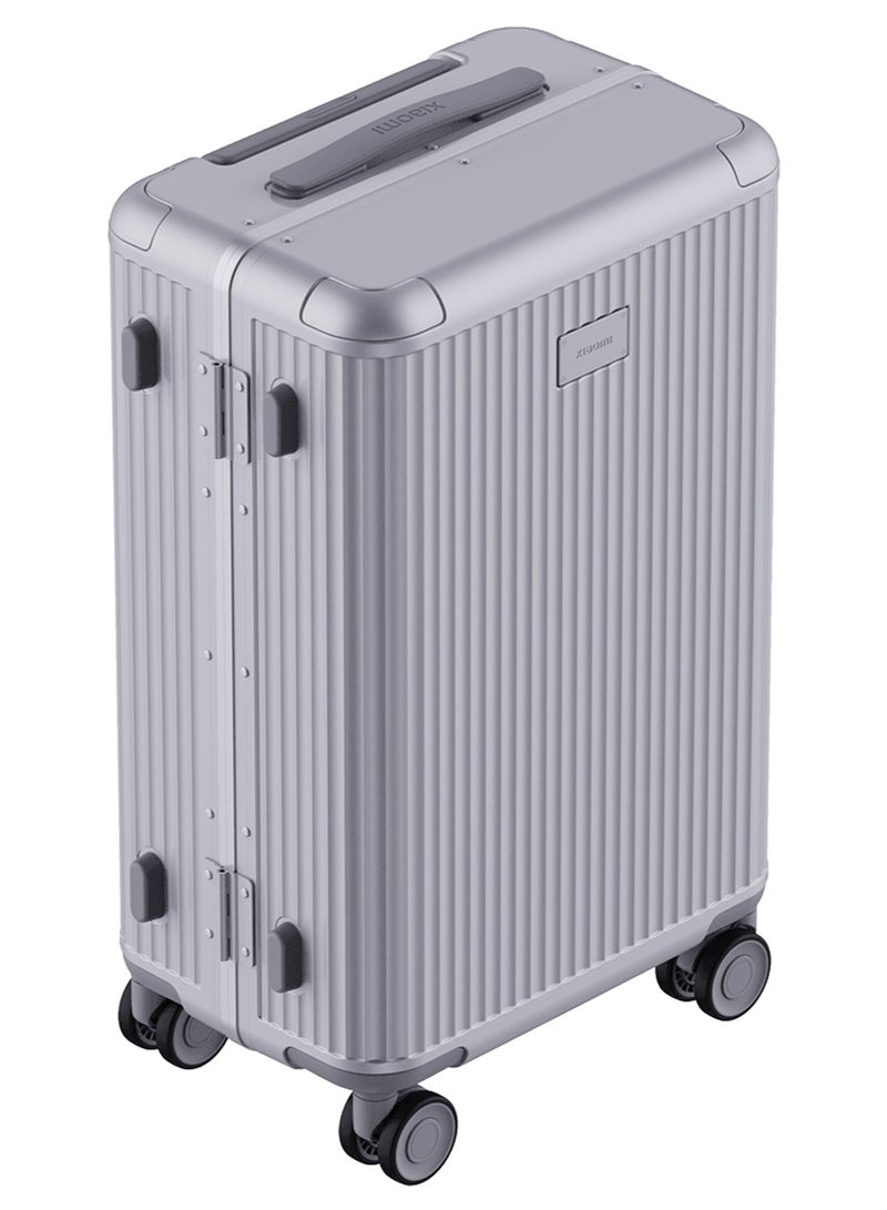 شاومي حقيبة سفر بإطار من الألومنيوم من Xiaomi مقاس 20 بوصة 57817-فضي - Image 1