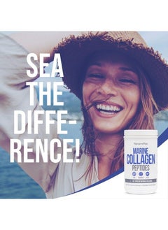 Nature's Plus NaturesPlus Marine Collagen Peptides, Unflavored - .53 lb Tub - Hydrolyzed Protein Powder - Supports Vital Organs, Joint Mobility & Hair, Skin & Nails - Gluten-Free, Non-GMO - 20 Servings  - Image 3