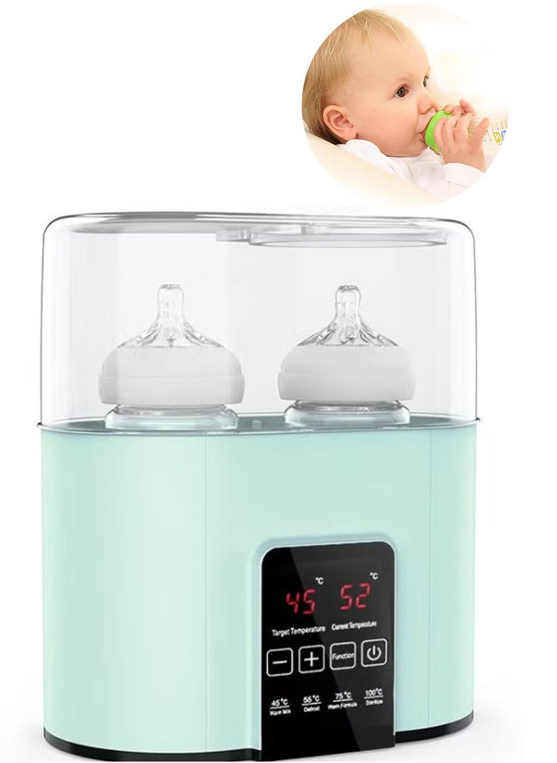 PURADAY Baby Bottle Warmer Milk Formula Baby Food Heater And Steam Sterilizer With Cleaning Brush  - Image 1