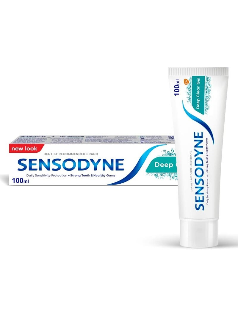 Sensodyne deep clean gel 100ml