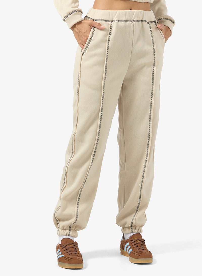 جينجر بدلة رياضية بسحاب وتفاصيل خياطة متباينة - Image 4