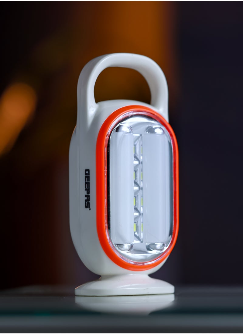GEEPAS Geepas LED Emergency Lantern GE53038, Energy Efficient Design, 22 Pieces Hi-Power LEDs, and 5 Hours Working, Compact, Portable and Light-Weight Design with Stand, Perfect for Indoor and Outdoor Use  - Image 2