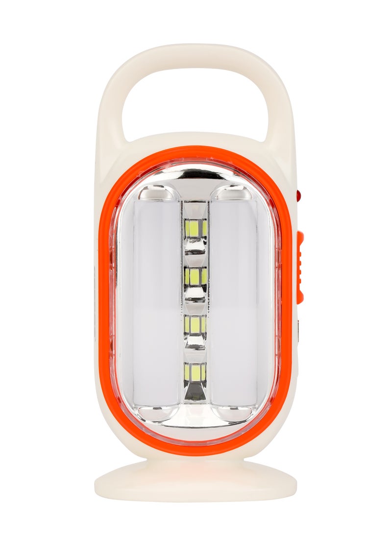 Geepas LED Emergency Lantern GE53038, Energy Efficient Design, 22 Pieces Hi-Power LEDs, and 5 Hours Working, Compact, Portable and Light-Weight Design with Stand, Perfect for Indoor and Outdoor Use