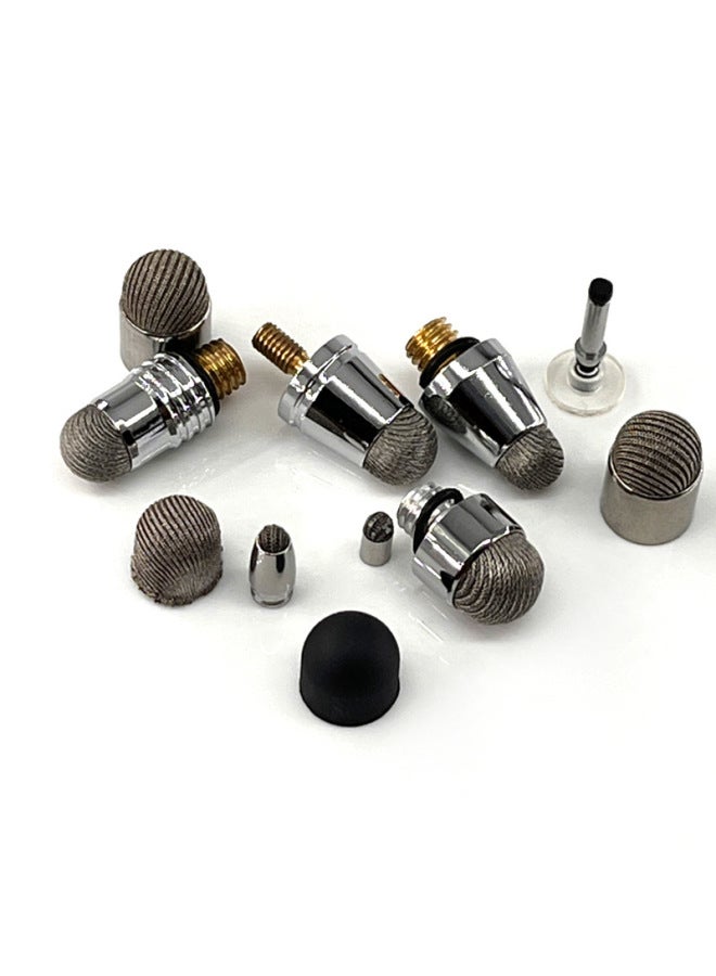 Touch Screen Pen Head Disc Suction Cup Pen Head Replacement Universal Capacitive Pen Accessories Stylus Mobile Phone Tablet Touch Pen Head-Color:10.0 Cloth Head With Iron Piece - Image 5
