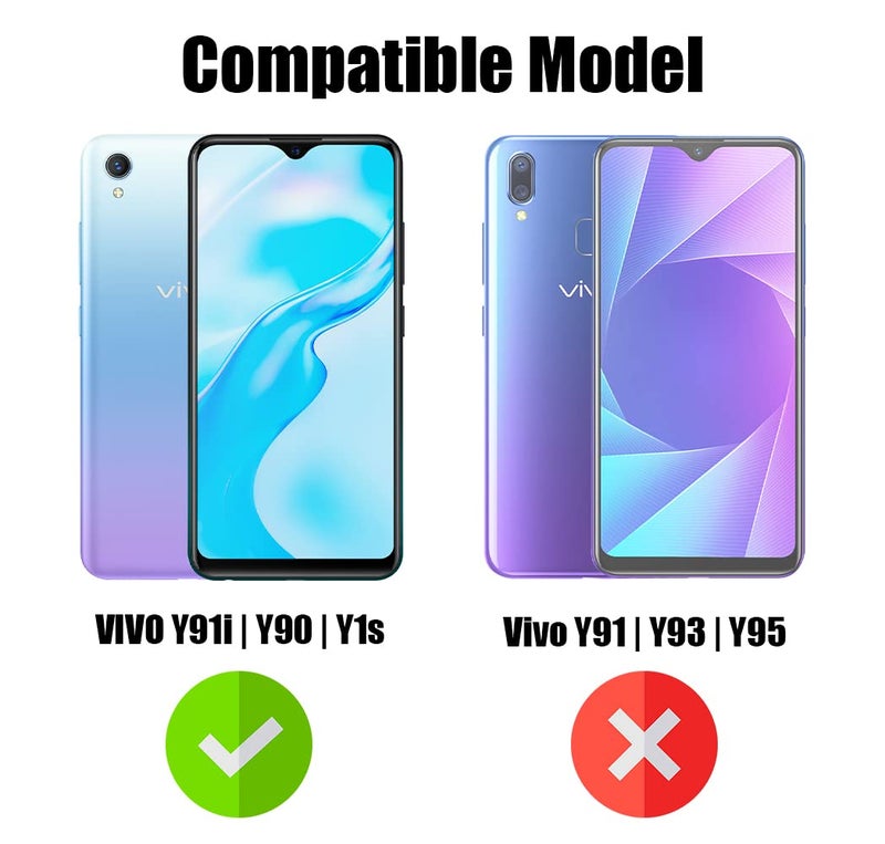 Jkobi Back Cover Case for Vivo Y91i (Inside Fiber Cloth | Smooth Matte Finish | Elegant Professional Look |Blue) - Image 4