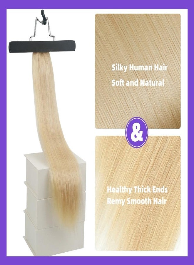 وينسكاي وصلة شعر ذيل حصان من شعر بشري طبيعي بطول 14 بوصة ووزن 80 غرام، لون أشقر فاتح، للنساء (14 بوصة، أشقر فاتح) - Image 4