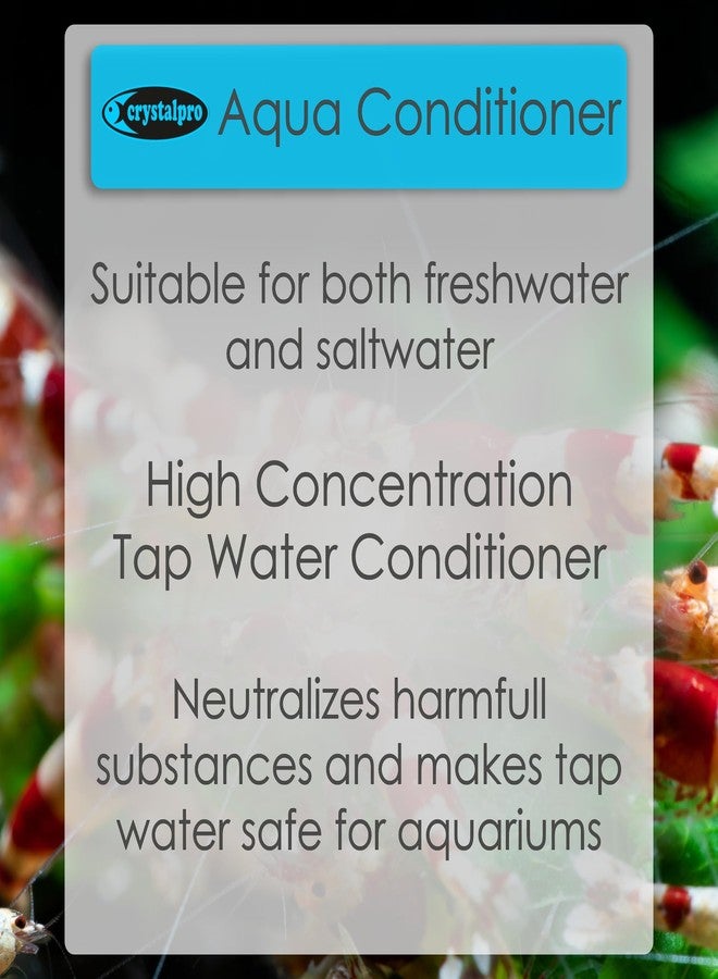 Crystalpro Aqua Conditioner - Treats 1250 Gallons - Aquarium Water Conditioner - Neutralizes Chlorine and Ammonia 4.2 Oz - Image 2