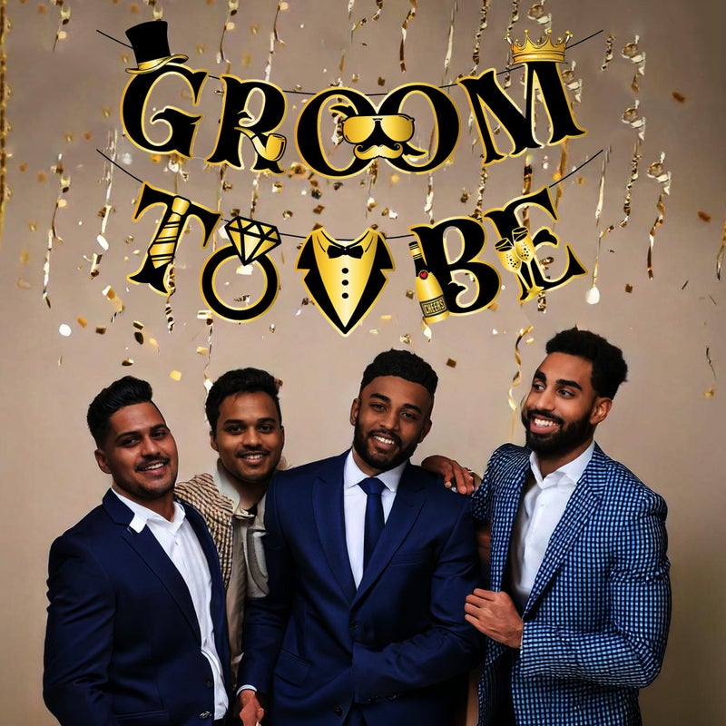 Pop Colours Groom to Be Banner | Wedding Party Decorations | Bachelor Party Decorations | Groom To Be Theme Banner | - Image 3