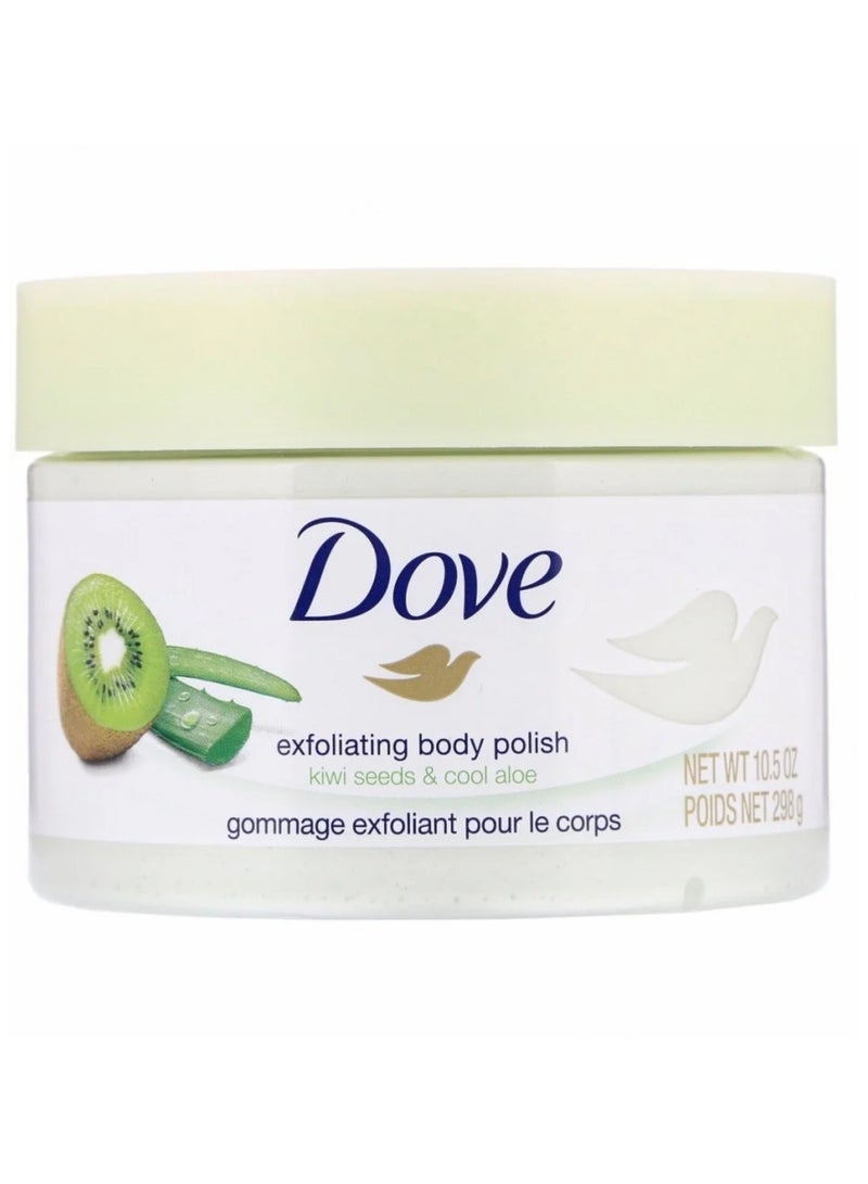 مقشر وملمع للجسم ببذور الكيوي والصبار