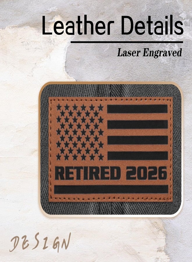 Supload Retired Gifts for Men 2026, Retirement Hat, Retirement Gift for Women, Happy Retired Gift, American Flag Hat for Men - Image 2