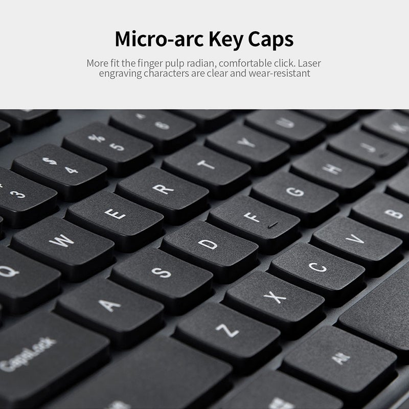 KM901 Keyboard Combo 2.4G Wireless 78 Key Mini Keyboard and Set Portable Office Combo - Image 4