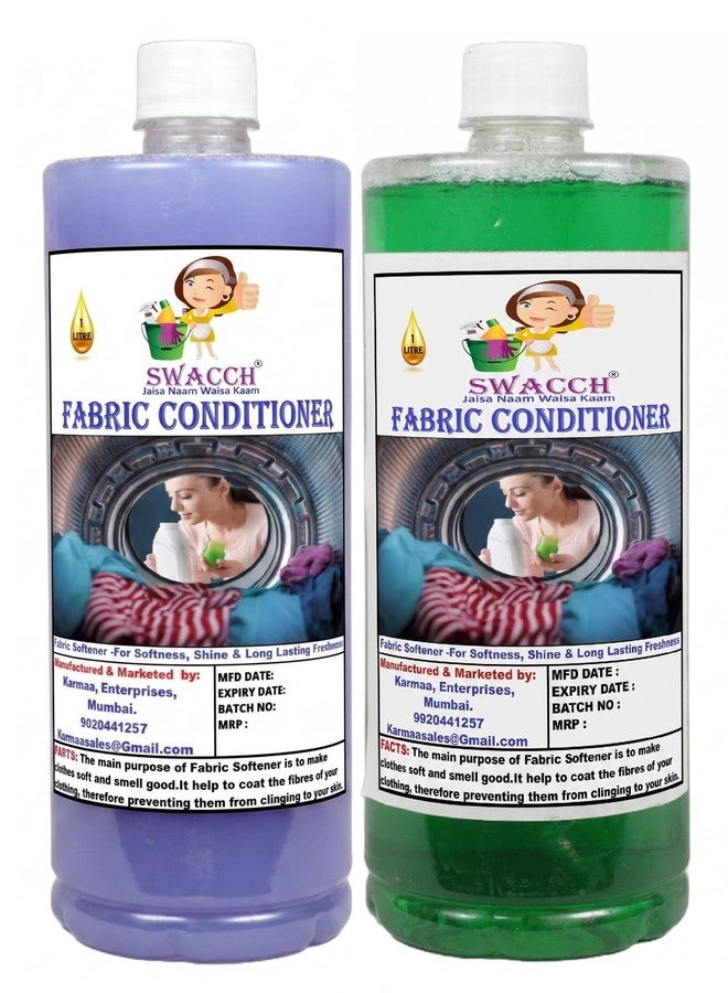 swacch Fabric Conditioner Lavender & Jasmine I Shine and Softens Clothes, Long-Lasting Freshness 1 Litre Combo Pack of 3 - Image 1