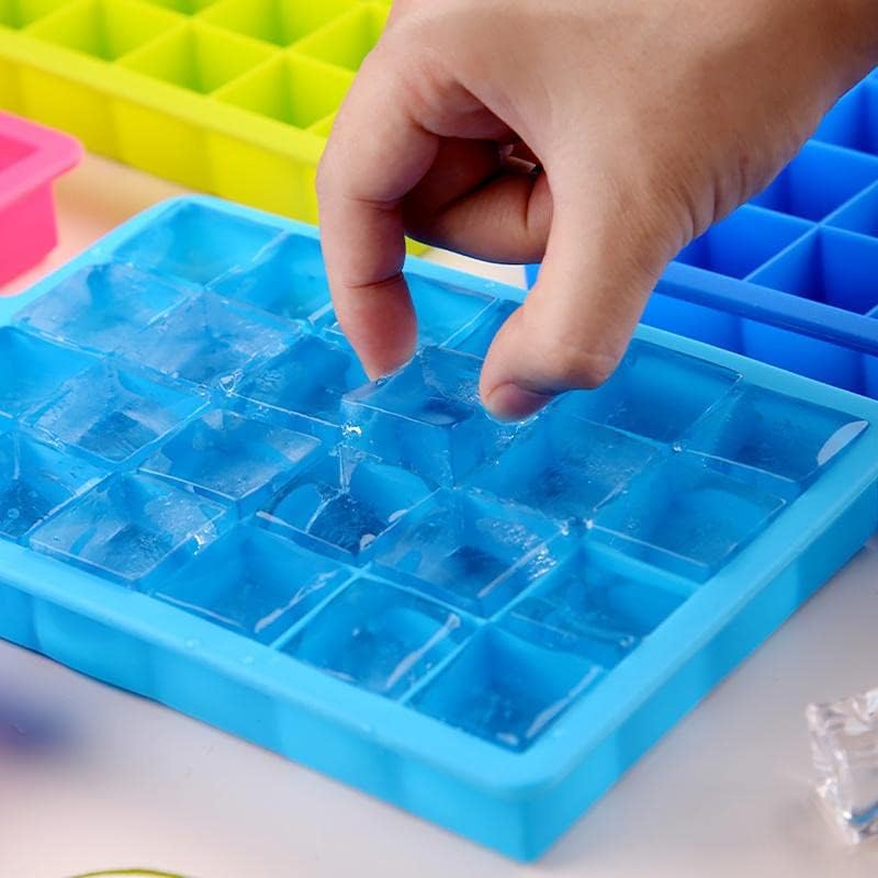 kaqer 280 ml LeadFree Crystal Drinking Glasses Highball Stylish Glasses 6Pc with Silicon Ice Cube Mold Trays 1Pc Pack of 7 - Image 5